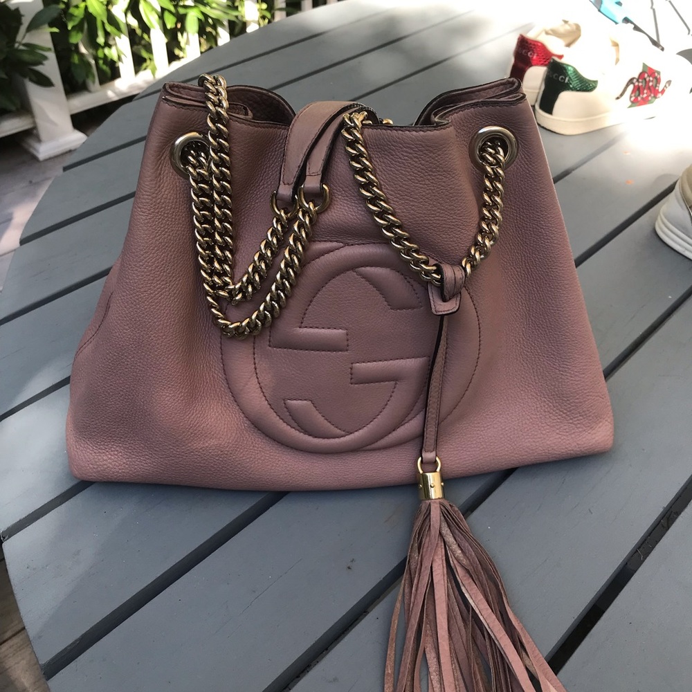 Gucci Soho Bag in dusty pink color